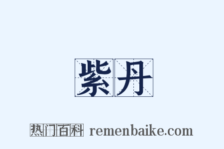 紫丹是什么意思的图片